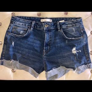 ZARA Trafaluc denimwear shorts